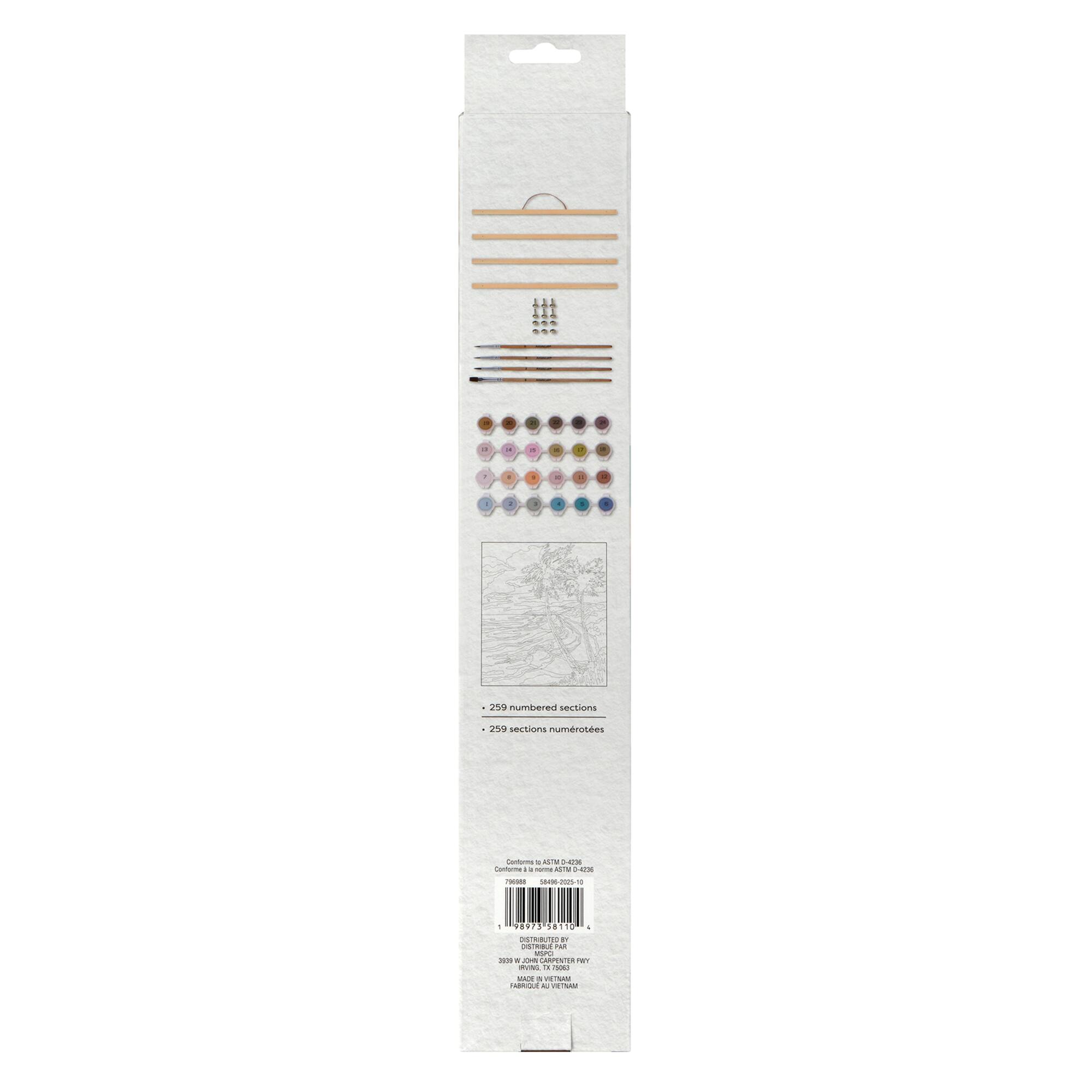 16" x 20" Beach Paint-by-Number Kit by Artist's Loft®